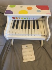 Janod My First Confetti Wooden Electronic Piano Branded Wooden Piano For Kids