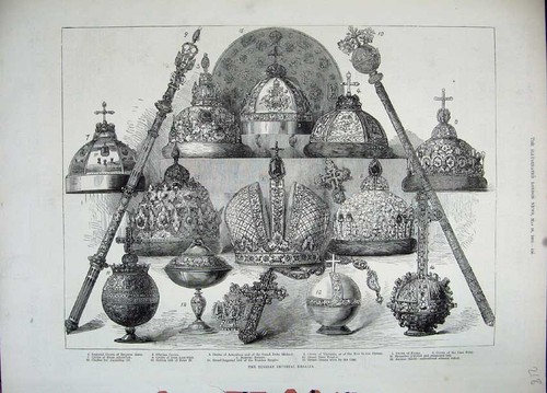 Original old antique print - original,