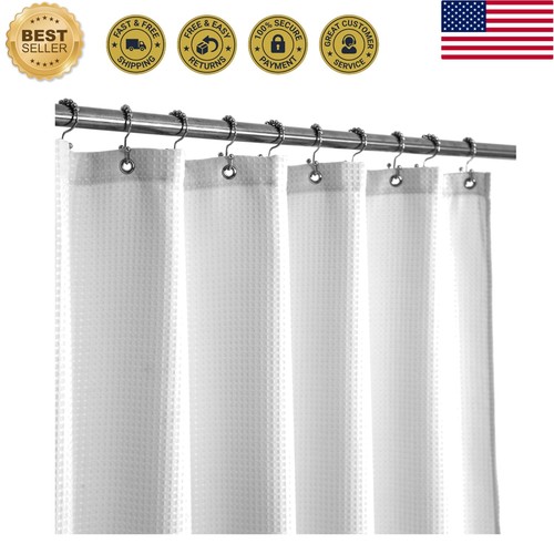 Shower curtain waffle - rv, weave