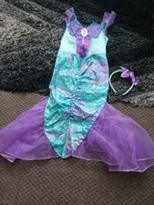 The Little Mermaid Ariel Fancy Dress Costume Age 5-6 Years George