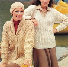 277 LADY'S ARAN DK & CHUNKY