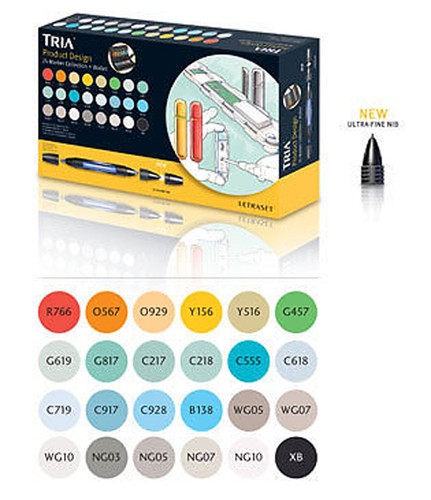 Letraset tria marker 24 - tria,