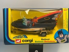 Corgi 107  'Tin-Fin' Bat-Boat and Trailer, VN Mint in original box