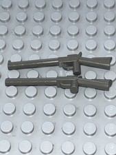 Lego 2 X Vintage Dark Grey Rifle 30141 Fort Legoredo  6762