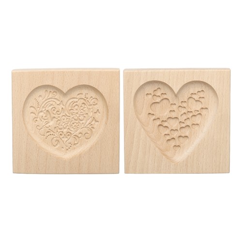 2pcs wooden cookie - 2pcs,