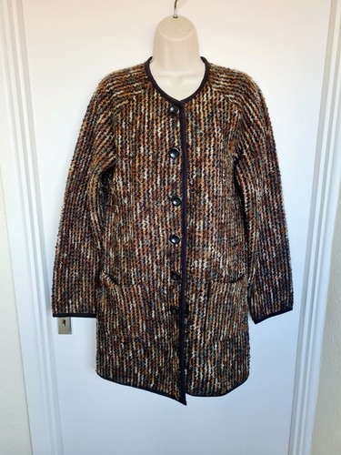 Gharani strok brown - brown, wool