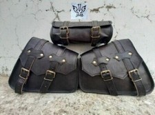 Real Black Goat Leather COMBO