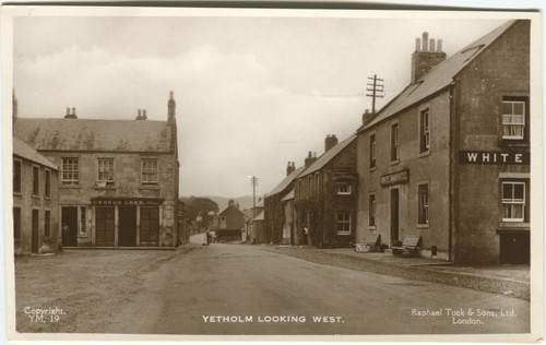 Yetholm looking west - looking,