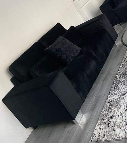 Large seater plush velvet - seater,