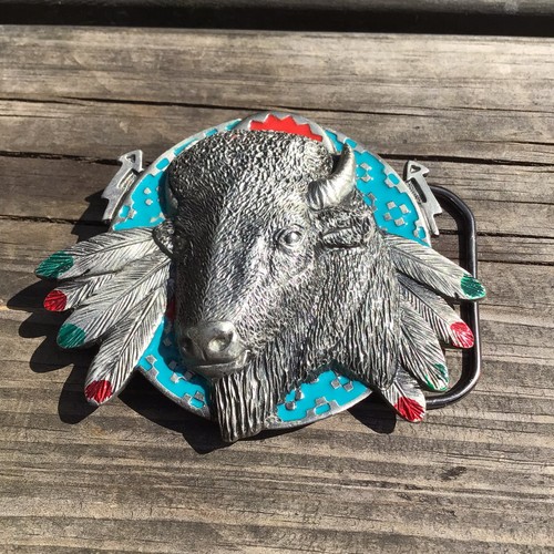 Vintage belt buckle - belt, american