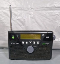 Roberts Unologic DAB Radio Black FM USB Headphone Auxiliary 18.5 x 12 x 5cm