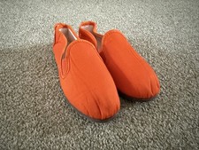 Flossy Orange Canvas Slip-On, Kids, Size EUR 32, New Without Box
