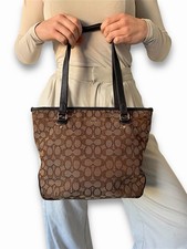 Classic Coach Jacquard Tote