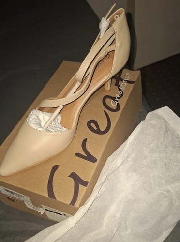 Gabor beige slingback block - slingback,