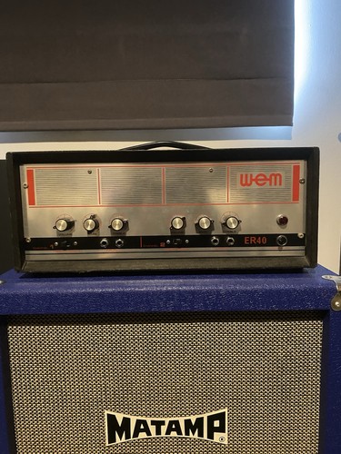 Wem er40 guitar amplifier head - amplifier,
