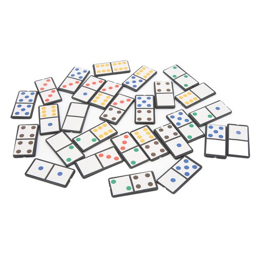 28pcs double six dominoes - six, set