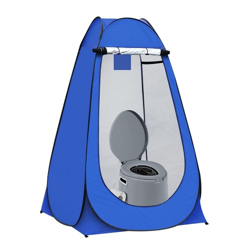 Portable camping toilet - 6l,