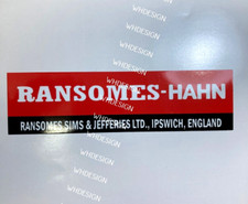 Ransomes -Hahn  restoration