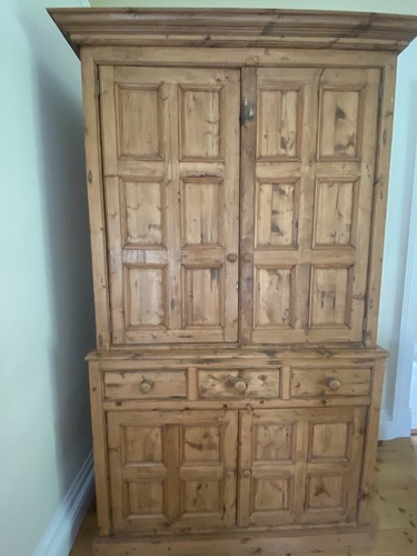 Large pine larder pantry - large,