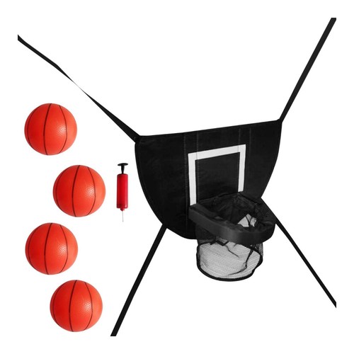 Trampoline basketball hoop - basketball,