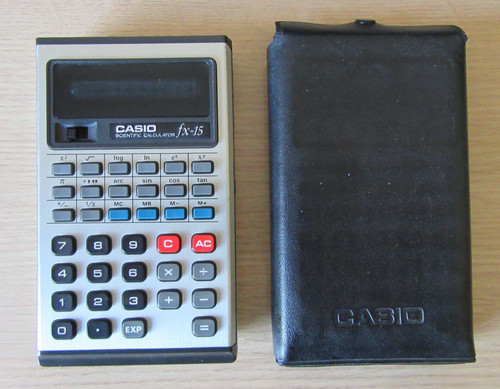 Vintage 1970s casio 15 - casio, fx-15