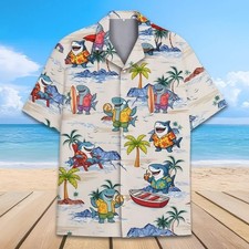Tropical Shark Hawaiian Shirt