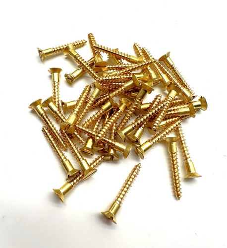 Solid brass wood - solid, screws