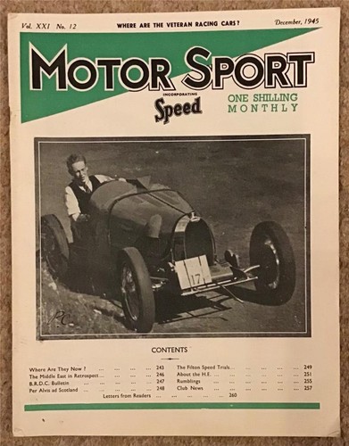Motor sport magazine dec 1945 - ,
