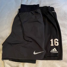 Mens Nike Leggings Running Shorts Dri Fit  UK Size Medium Dark Grey In Ex Con