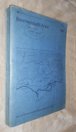 Bournemouth area telephone - area,