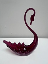 Vintage Whitefriars Ruby Red