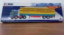 CORGI 1.50 VOLVO F89 TILT TRAILER H.G. BROWN & SON, CC15603 NEW IN MINT CON