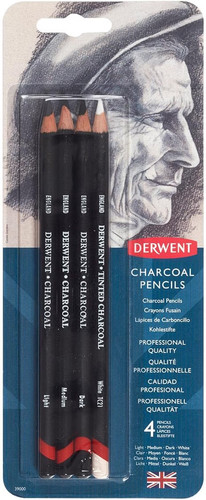 Derwent charcoal drawing - charcoal,