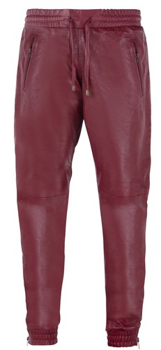 Mens real leather - leather, trousers