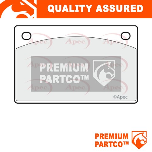 Premium rear brake pads set - rear,