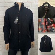 Gabicci Quilted Jacket, Navy, Large, Teflon Coated Twill, BNWOT