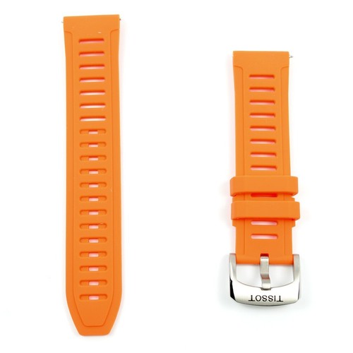 Orange silicone strap tissot - orange,