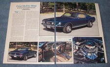 1967 Bright Teal Mustang GT