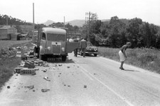 Jensen CV8 waiting for broken