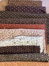Vintage Fabric Lot Floral