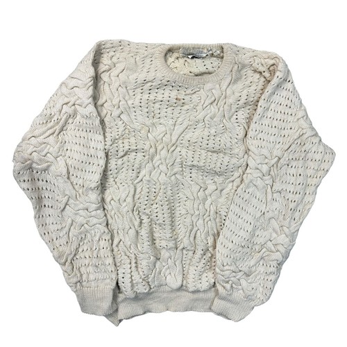 Vintage aran knit jumper - knit,