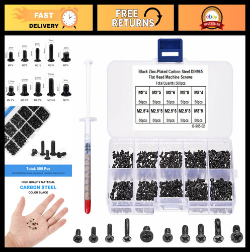 500pcs laptop repair screw kit - 500pcs,