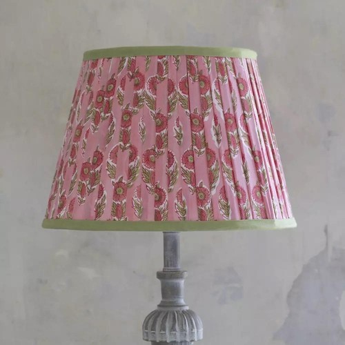 Lampshade only pink - only, floral