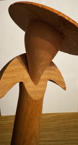 Tall stylised wooden figure - stylised,