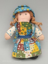 ADORABLE MINI Original HOLLY HOBBIE 5" Rag Doll Knickerbocker 1976 # 9395