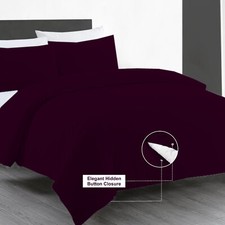 Plain Duvet Quilt Cover with