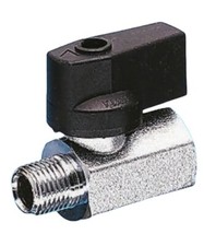 ROTARY PNEUMATIC MANUAL CONTROL BALL VALVE, CO11 SERIES, G 3/8, 3/8in, M-F, NEW