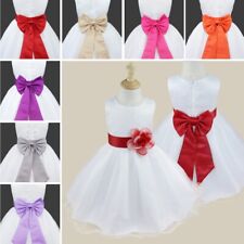 Kids Flower Girls Dresses Pageant Party Princess Dress Wedding Bridesmaid Tutus