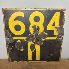 Vintage Enamel Railway Sign -