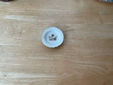 Vintage Royal Copenhagen Denmark Floral China Butter Pat Plate 1969